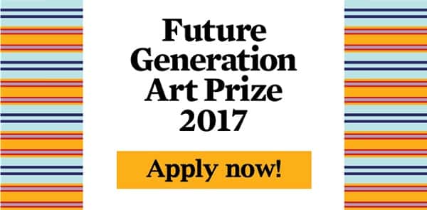 Future Generation Art Prize 2017. Заявки до 02.10.2016