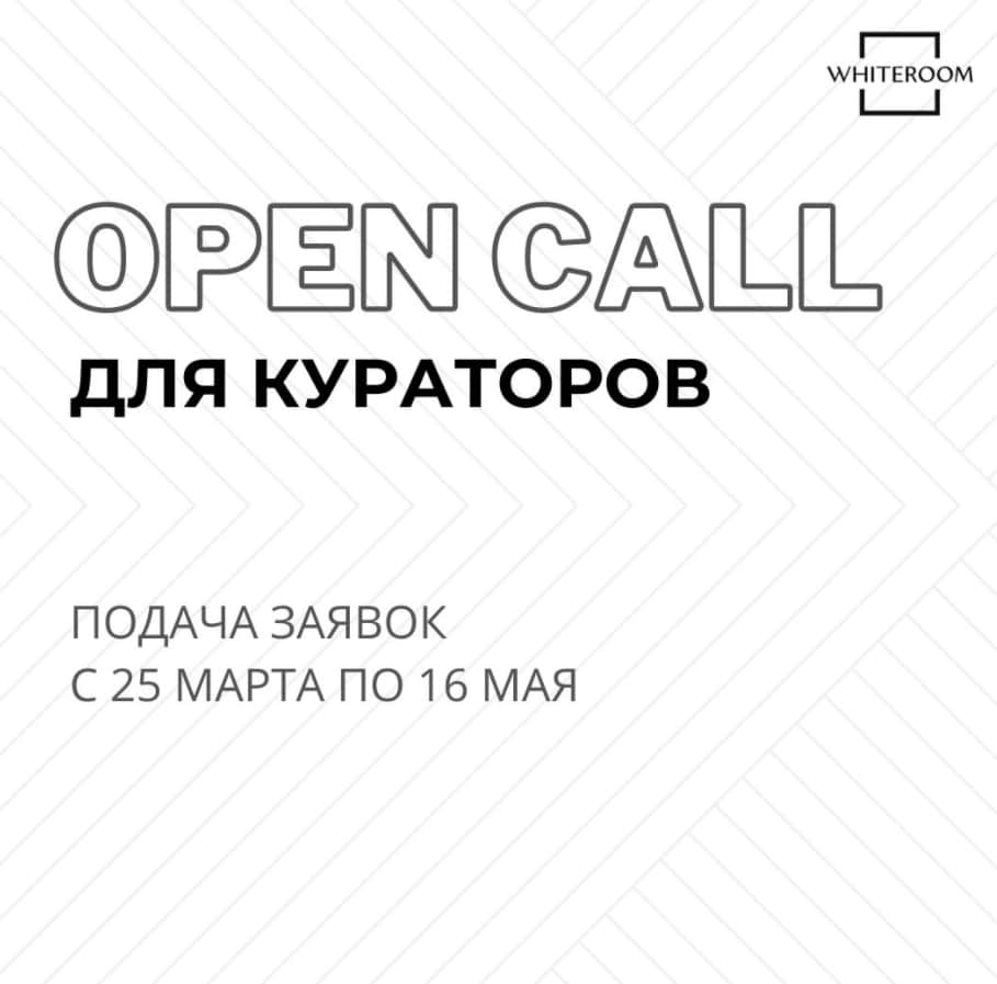  White Room Foundation объявляет open call для кураторов