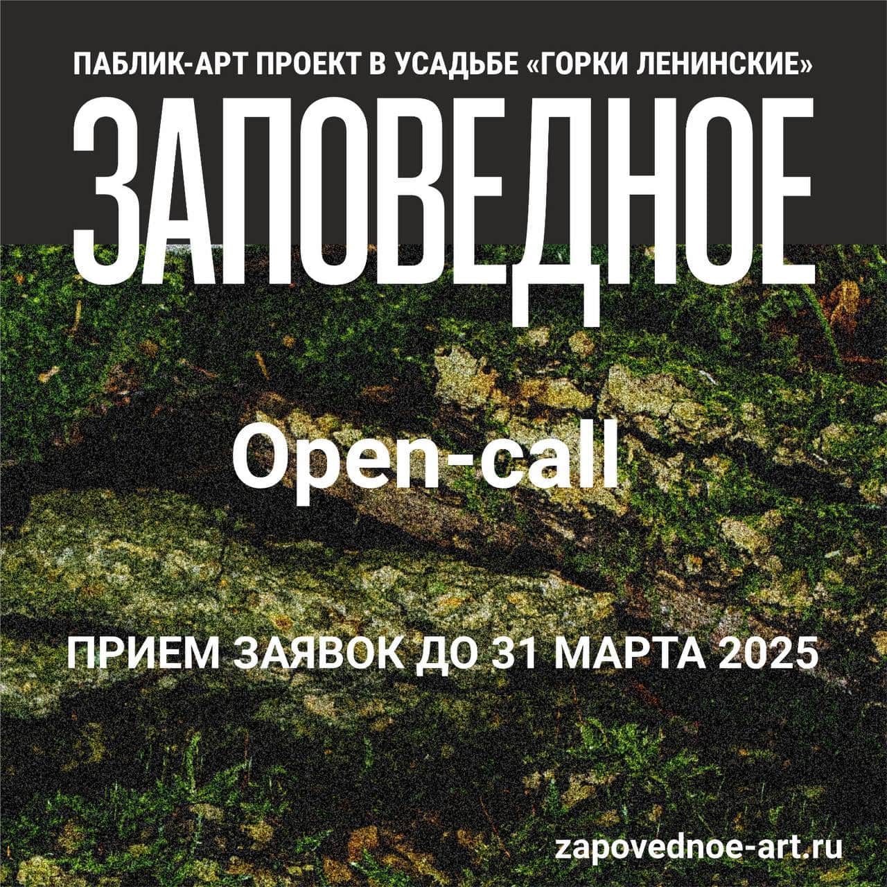 Open call паблик-арт проекта «Заповедное» до 31 марта