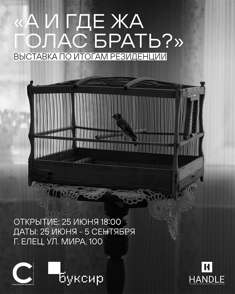 С 26 июня в галерее «Буксир» в Ельце откроется выставка «А и где жа голас брать?»