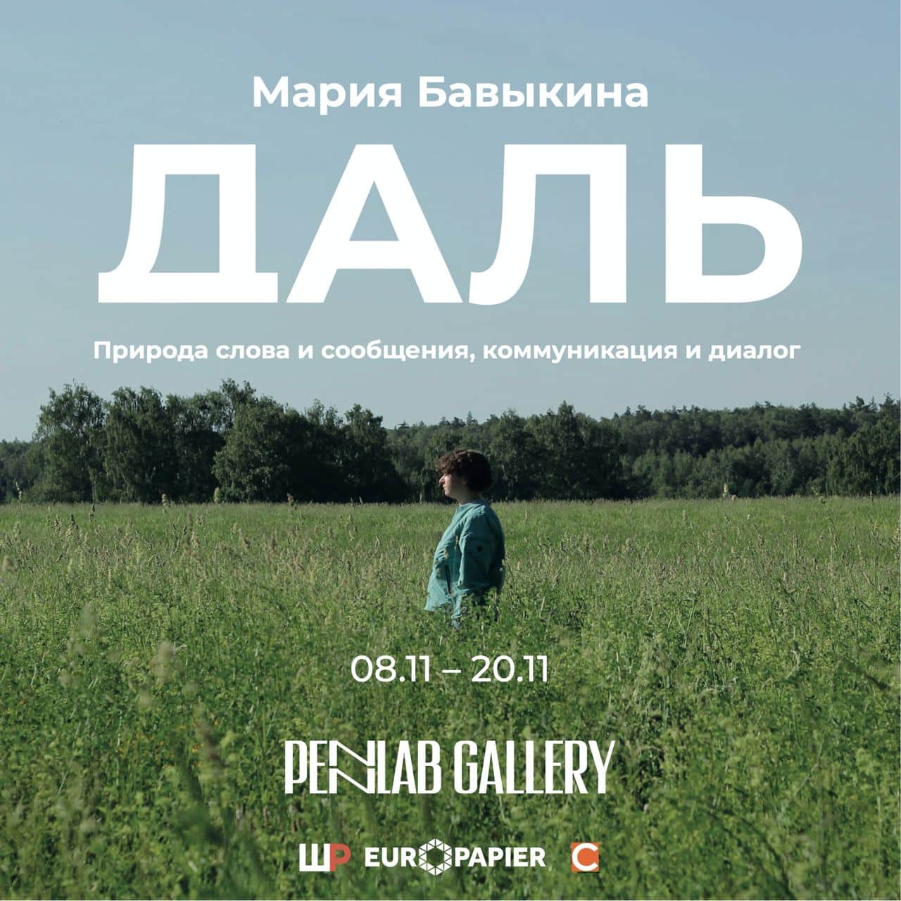 С 8 ноября в PENNLAB Gallery выставка Марии Бавыкиной «Даль»