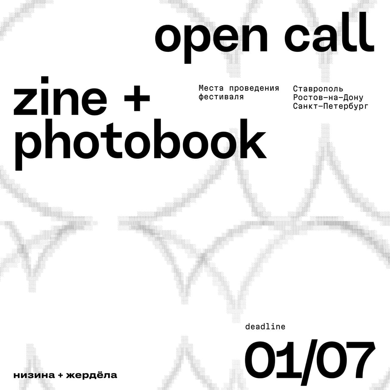 Open call самоорганизации NIZINA: Жердёла>Низина до 1 июля