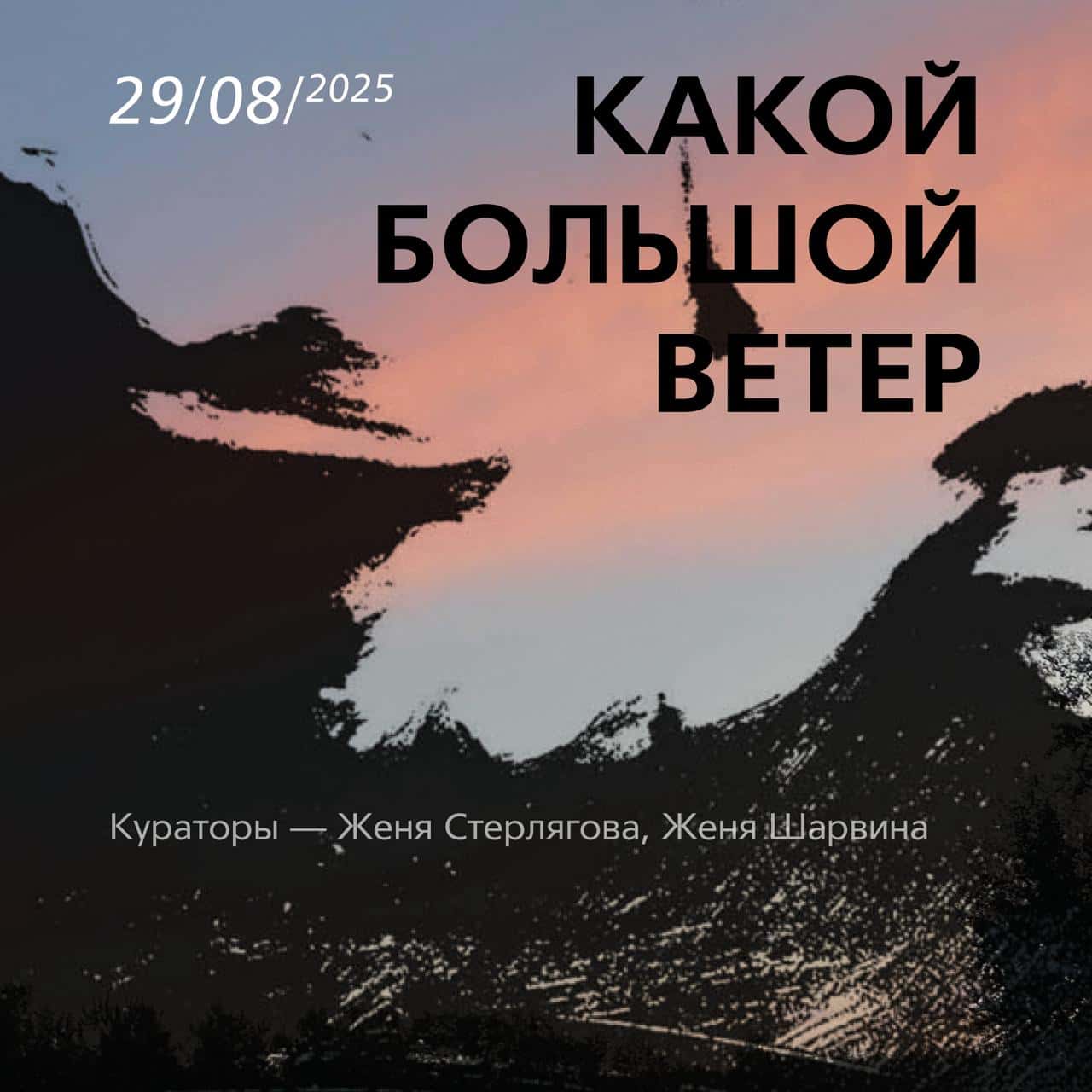 С 29 августа в «Белых Аллеях» пройдет выставка «Какой большой ветер»