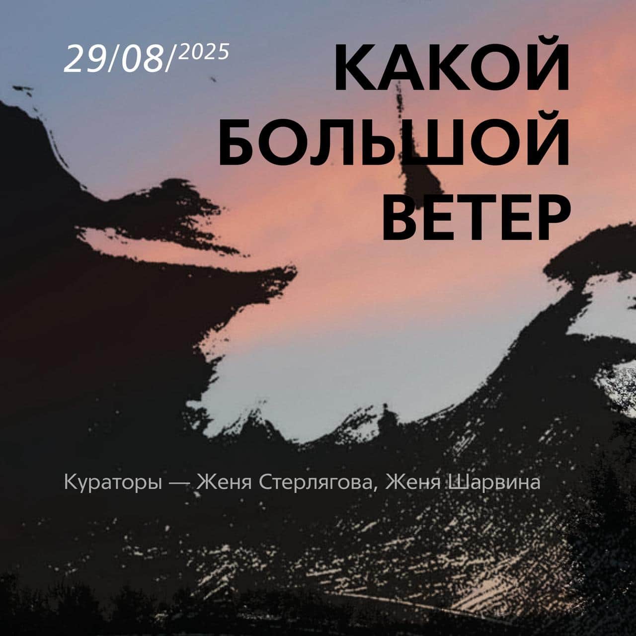 С 29 августа в «Белых Аллеях» пройдет выставка «Какой большой ветер»