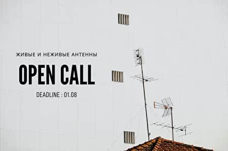 Open call «Живые и неживые антенны» до 1 августа