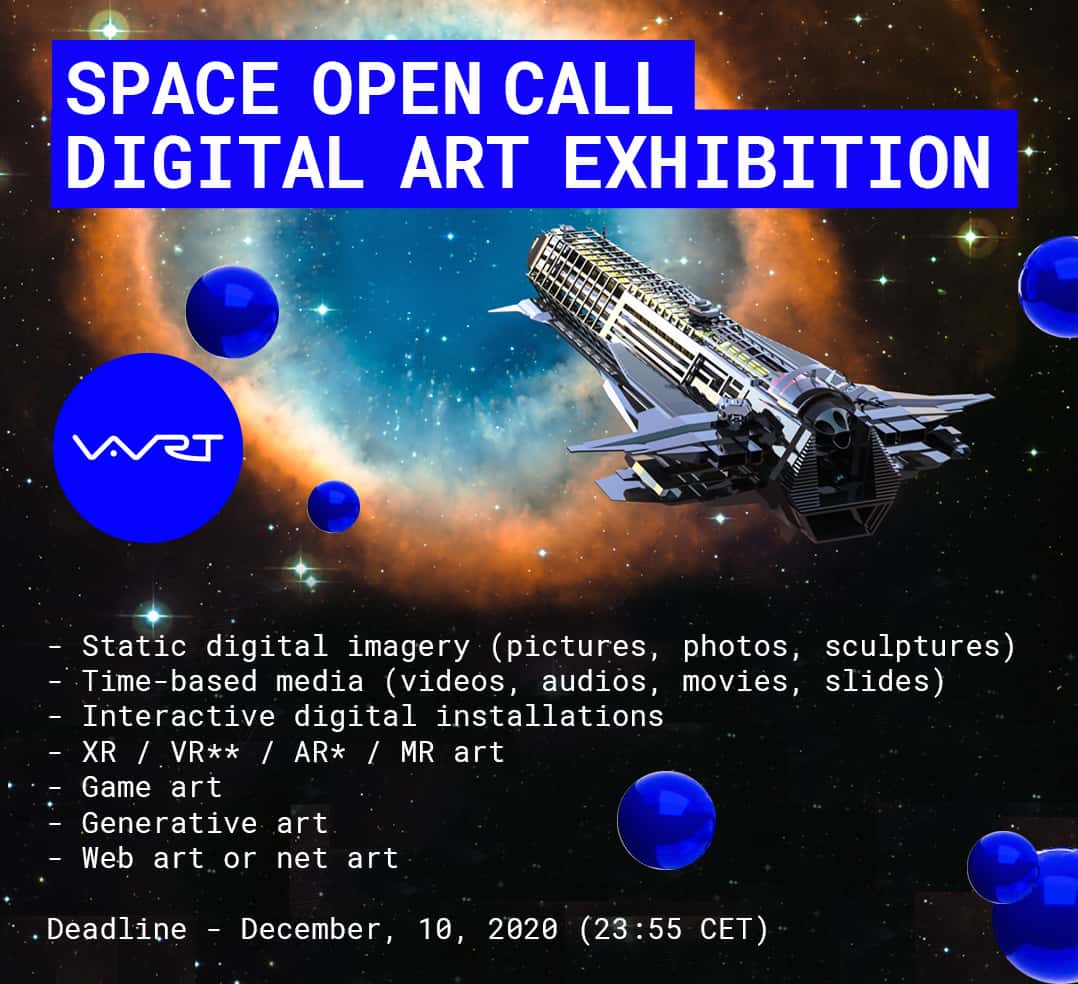 Платформа цифрового искусства V-Art объявляет #SpaceOpenCall